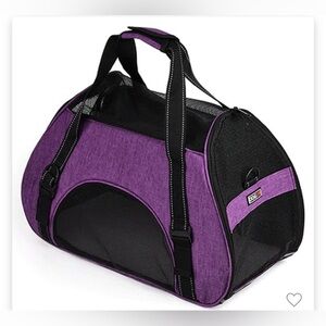 EUC Dogline BRAND  Purple Pet Carrier, Size S-M